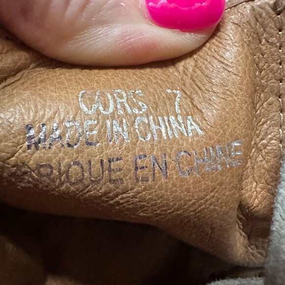 Jeffrey Campbell Cors Lace Up Ankle Boot Womens Size 7 Leather Boho Block Heel - Picture 9 of 13